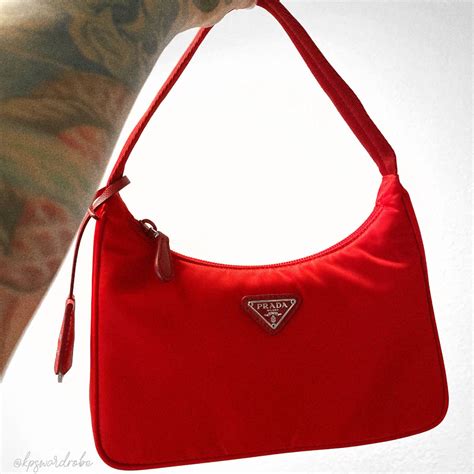 red prada bag outfit|older red Prada handbags.